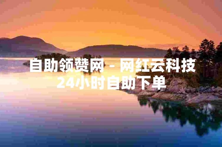 网红自助下单平台，让你成为购物的真正主宰。