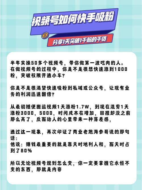 **视频号快速起飞之道：揭秘刷粉的奥秘与风险**